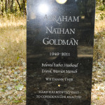 Abraham Goldman headstone - small