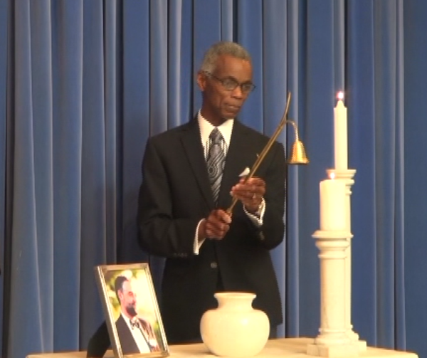 Funeral service - candle ceremony