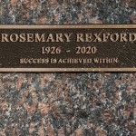 Rosemary Rexford io- Memorial Plaque