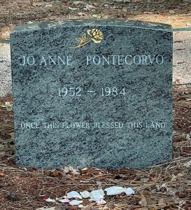 Jo Anne Pontecorvo headstone - 800